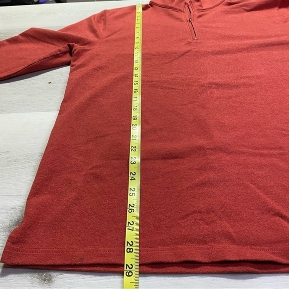 Pendelton Coos Bay Quarter Zip Pullover, Chili Pepper, Size L - Picture 8 of 9